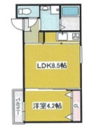 ブロンテ北在家WESTの物件間取画像